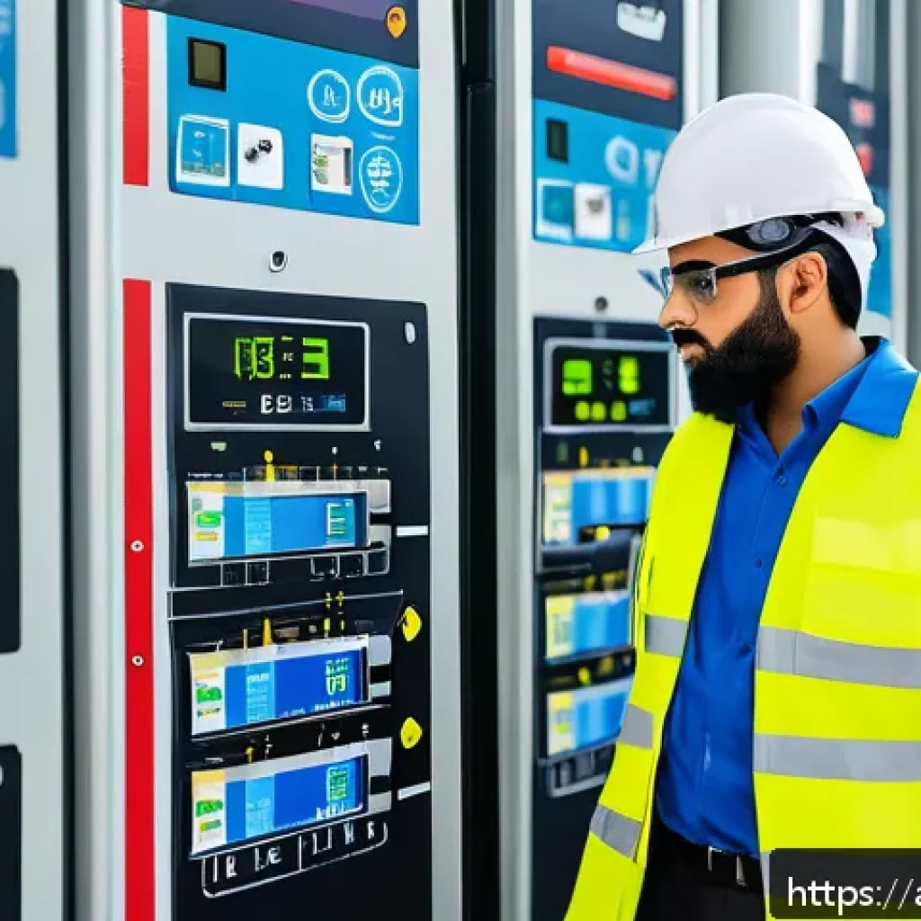 가스 자격증으로 산업 변화 대응하기 - A professional Middle Eastern male gas technician in a modern industrial gas facility, wearing a ful...