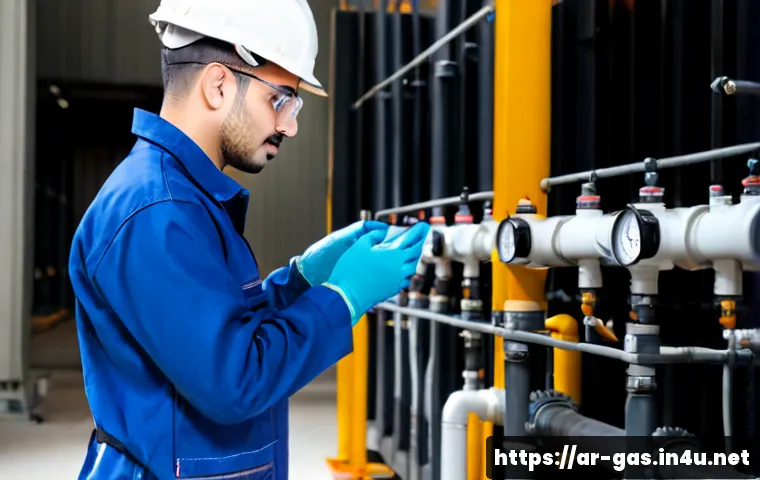 가스 자격증 실무 경험 없이 취업 성공하는 법 - Photorealistic career success scene in a modern Gulf-region industrial training facility, a confiden...